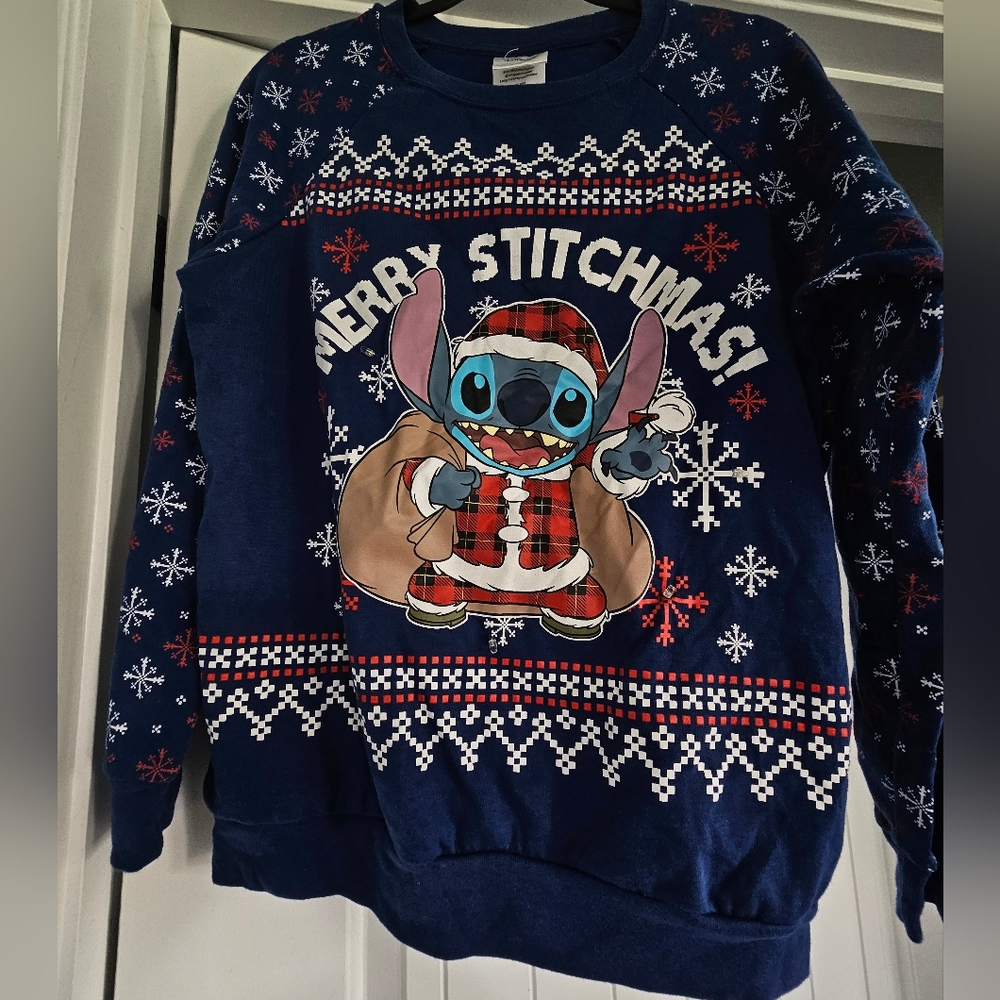Stich light up Christmas Sweater sz.Lg